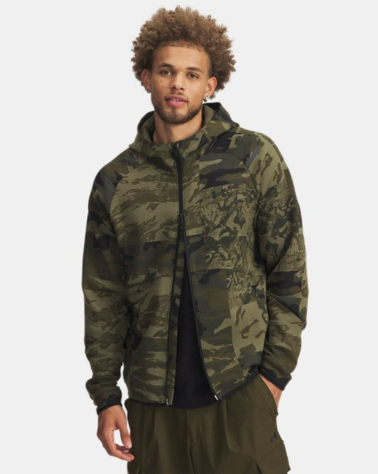 UA Unstoppable Fleece Camo Men's Full Zip