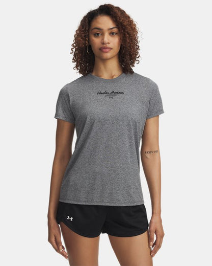 UA Tech Script Graphic Women's Short Sleeve
