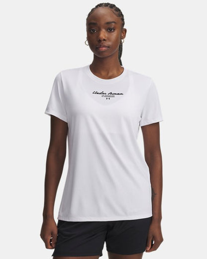 UA Tech Script Graphic Women's Short Sleeve