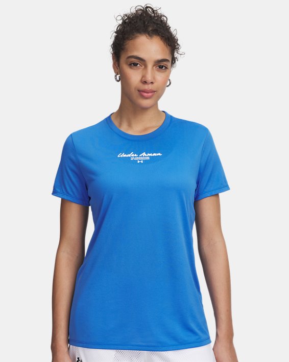 UA Tech Script Graphic Women's Short Sleeve