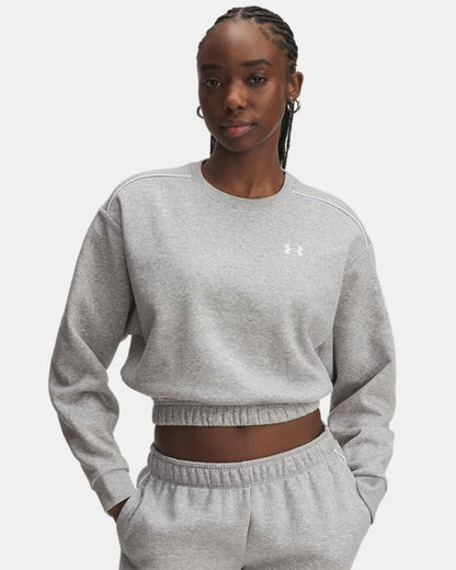 UA Rival Fleece Piped Women's Crew