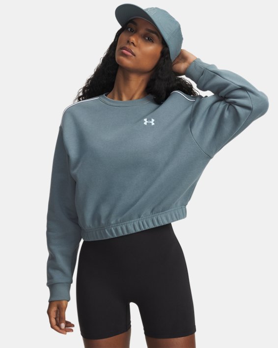 UA Rival Fleece Piped Women's Crew