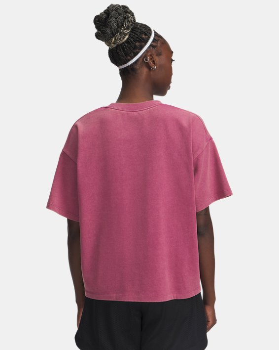 UA Boxy Wash Heavyweight Women's Short Sleeve