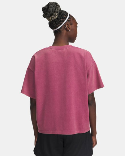 UA Boxy Wash Heavyweight Women's Short Sleeve