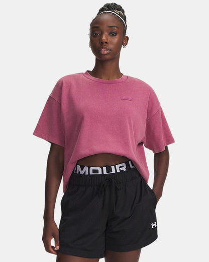 UA Boxy Wash Heavyweight Women's Short Sleeve