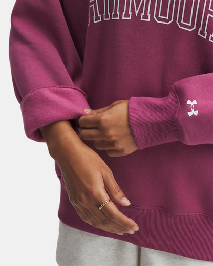 UA Rival Fleece Varsity Women's Oversized Crew