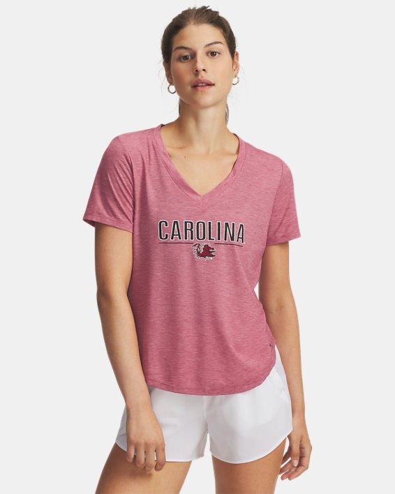 UA Breezy Collegiate Women's V Neck Short Sleeve