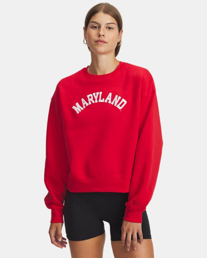 UA Icon Fleece Collegiate Women's Crew