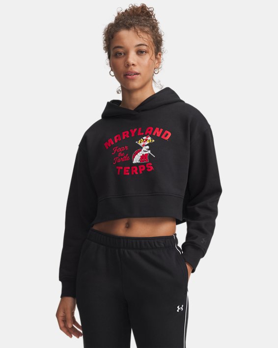 UA Rival Fleece Collegiate Women's Cropped Hoodie