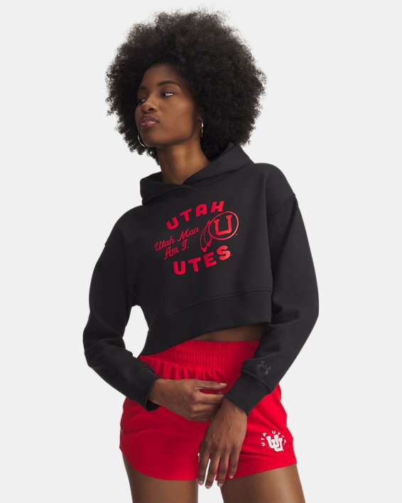 UA Rival Fleece Collegiate Women's Cropped Hoodie