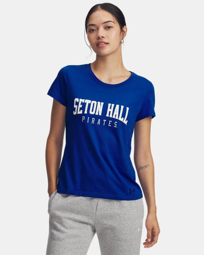 UA Performance Cotton Collegiate Women's Short Sleeve