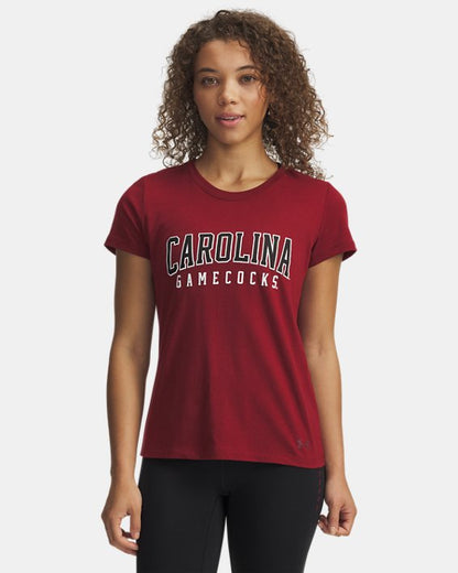 UA Performance Cotton Collegiate Women's Short Sleeve