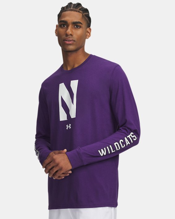 UA Performance Cotton Collegiate Men's Long Sleeve T Shirt