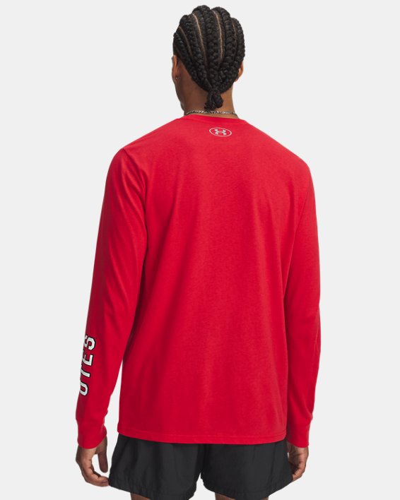 UA Performance Cotton Collegiate Men's Long Sleeve T Shirt