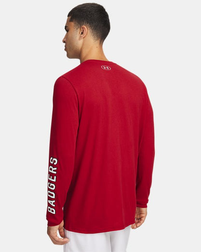 UA Performance Cotton Collegiate Men's Long Sleeve T Shirt