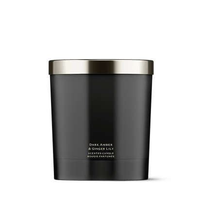 Dark Amber & Ginger Lily Scented Candle