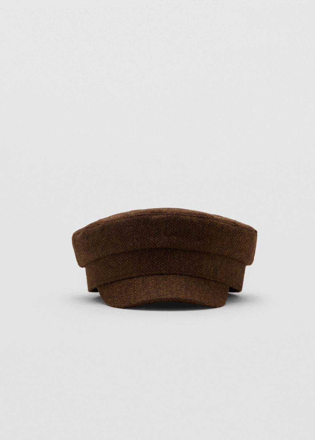 Wool Baker Cap Brown