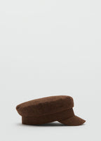 Wool Baker Cap Brown