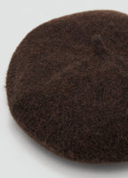 Striped Beret Chocolate