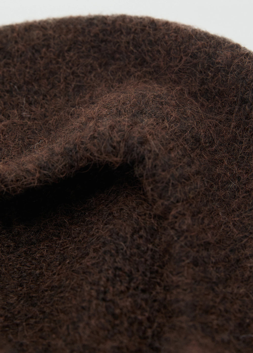 Striped Beret Chocolate