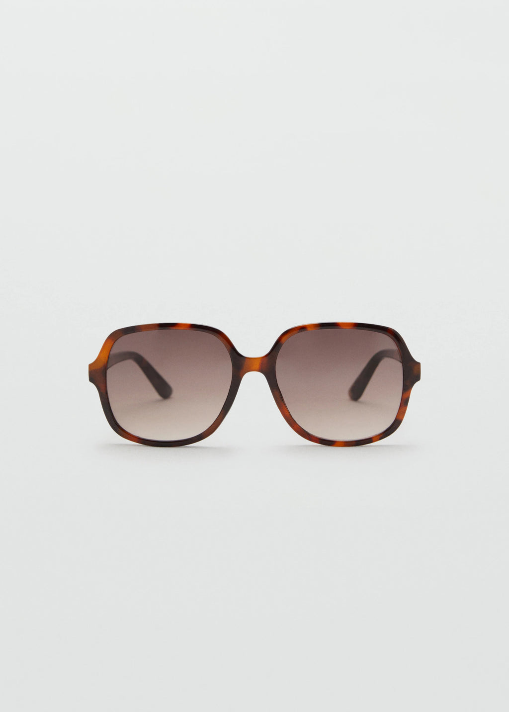 Squared Frame Sunglasses Chocolate