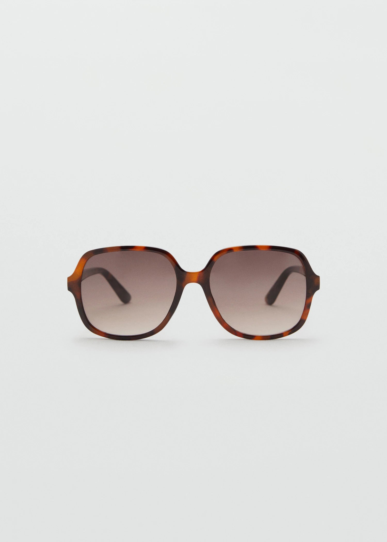 Squared Frame Sunglasses Chocolate