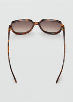 Squared Frame Sunglasses Chocolate