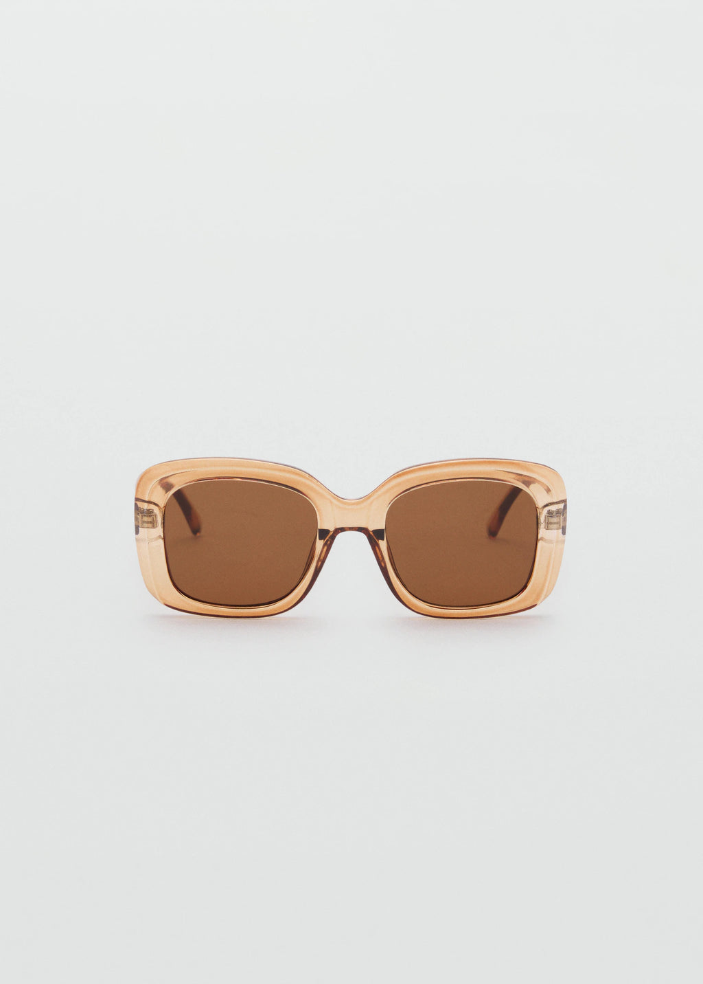 Squared Frame Sunglasses Peach