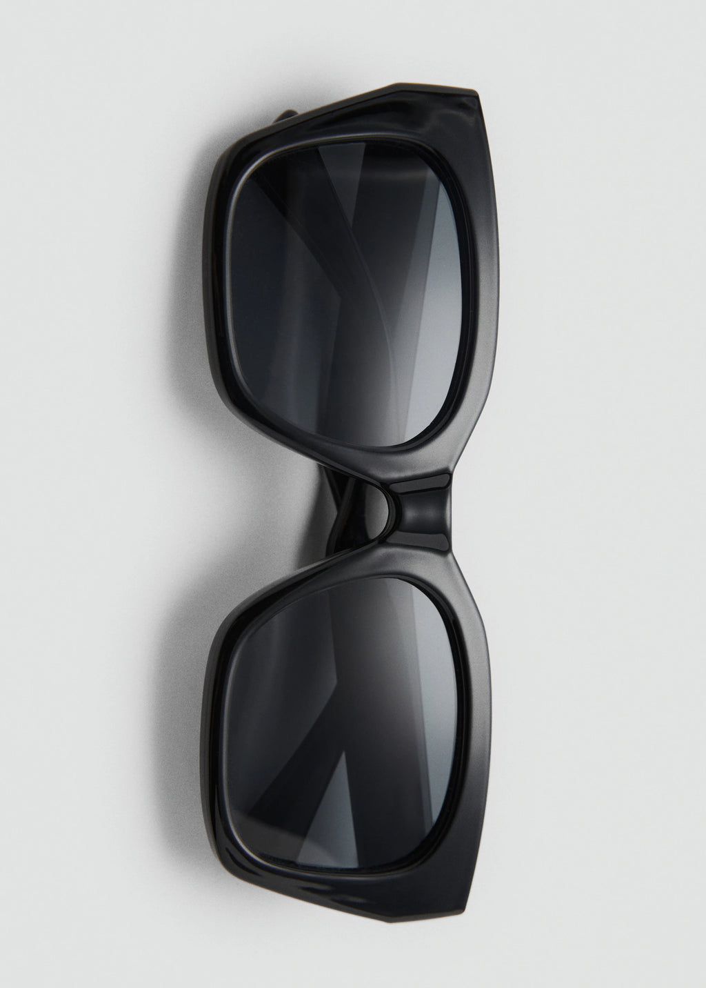 Squared Frame Sunglasses Black