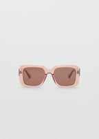 Squared Frame Sunglasses Pastel Pink