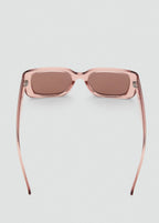 Squared Frame Sunglasses Pastel Pink