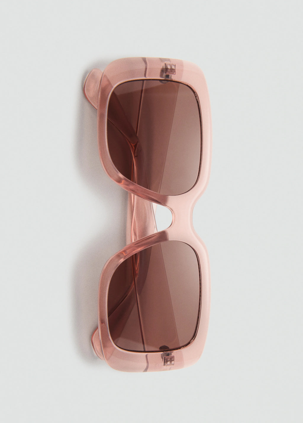 Squared Frame Sunglasses Pastel Pink