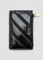 Small Quilted Wallet Black
