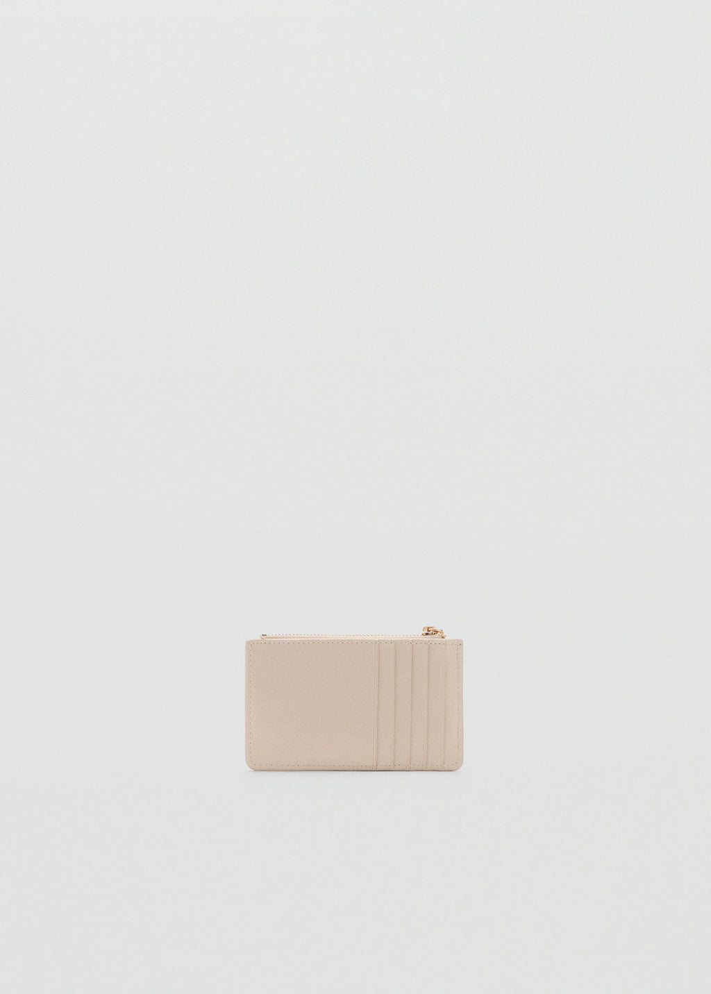 Small Quilted Wallet Off White