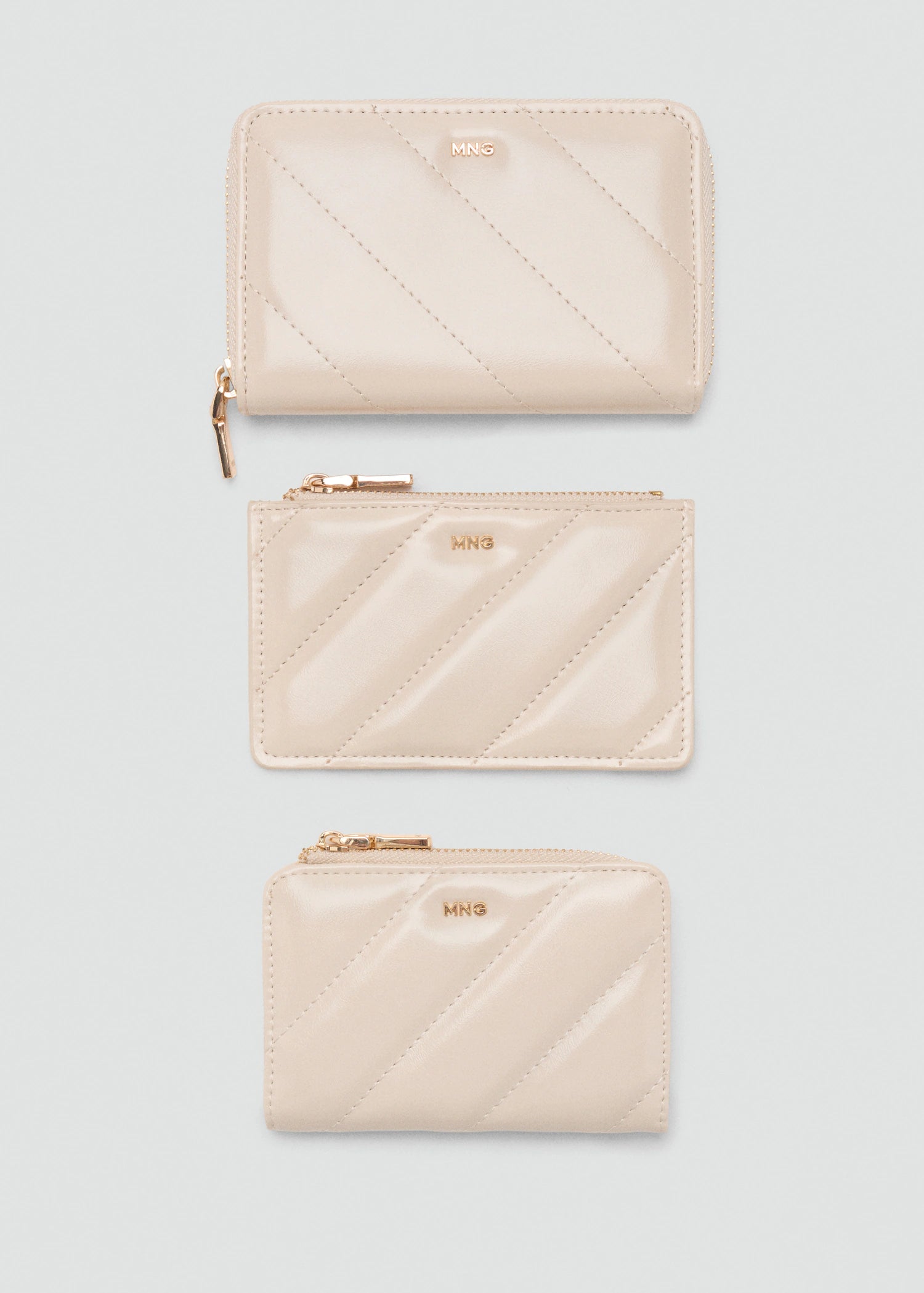 Small Padded Wallet Off White