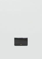 Small Croc Wallet Grey
