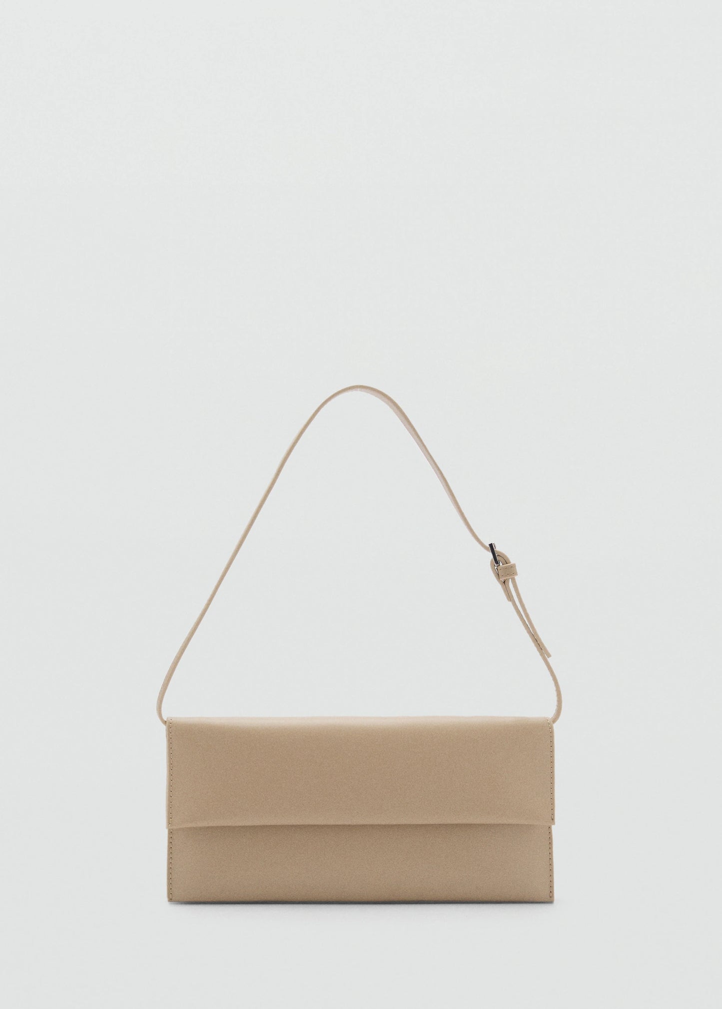 Shoulder Bag With Strap Medium Brown