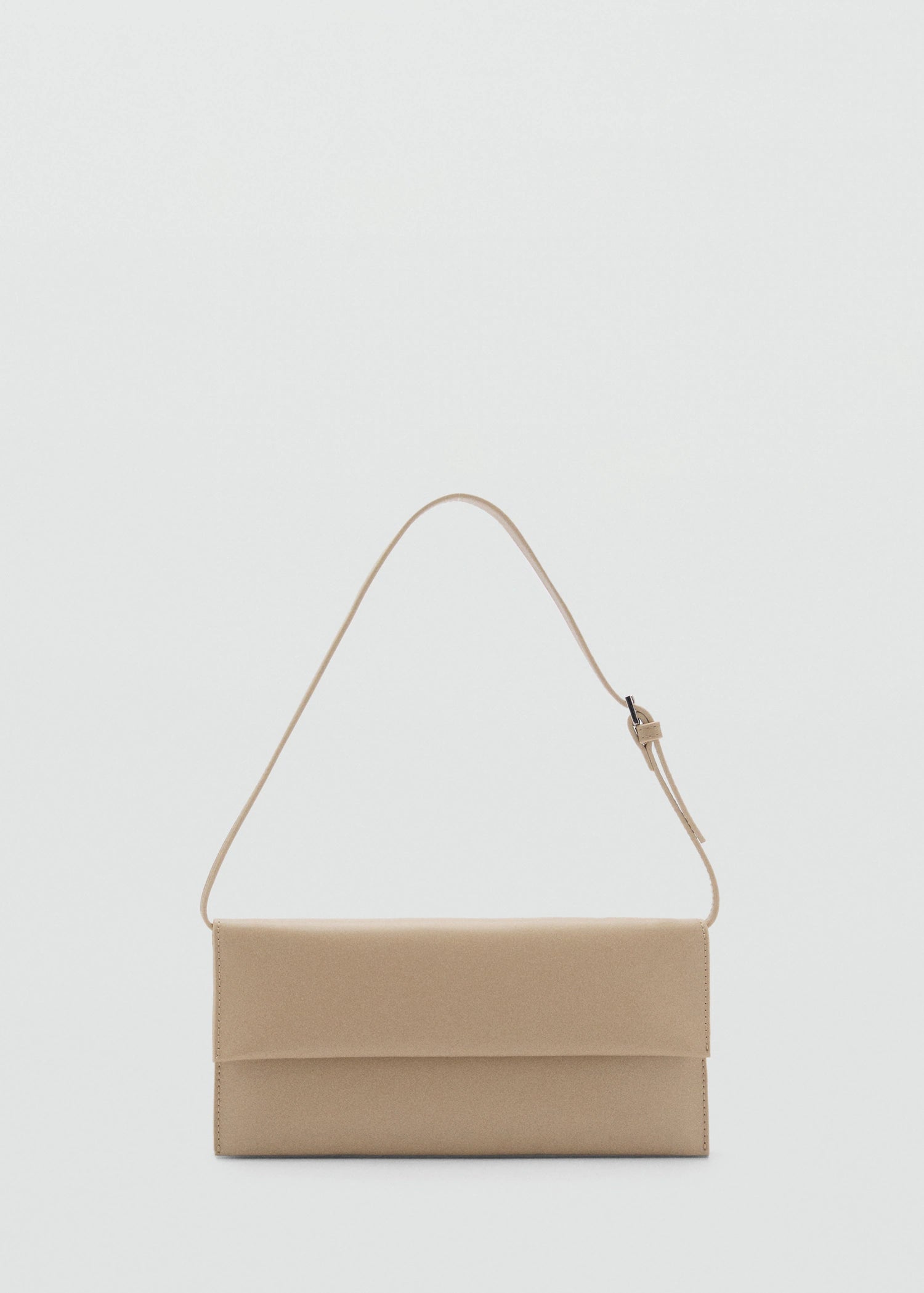 Shoulder Bag With Strap Medium Brown