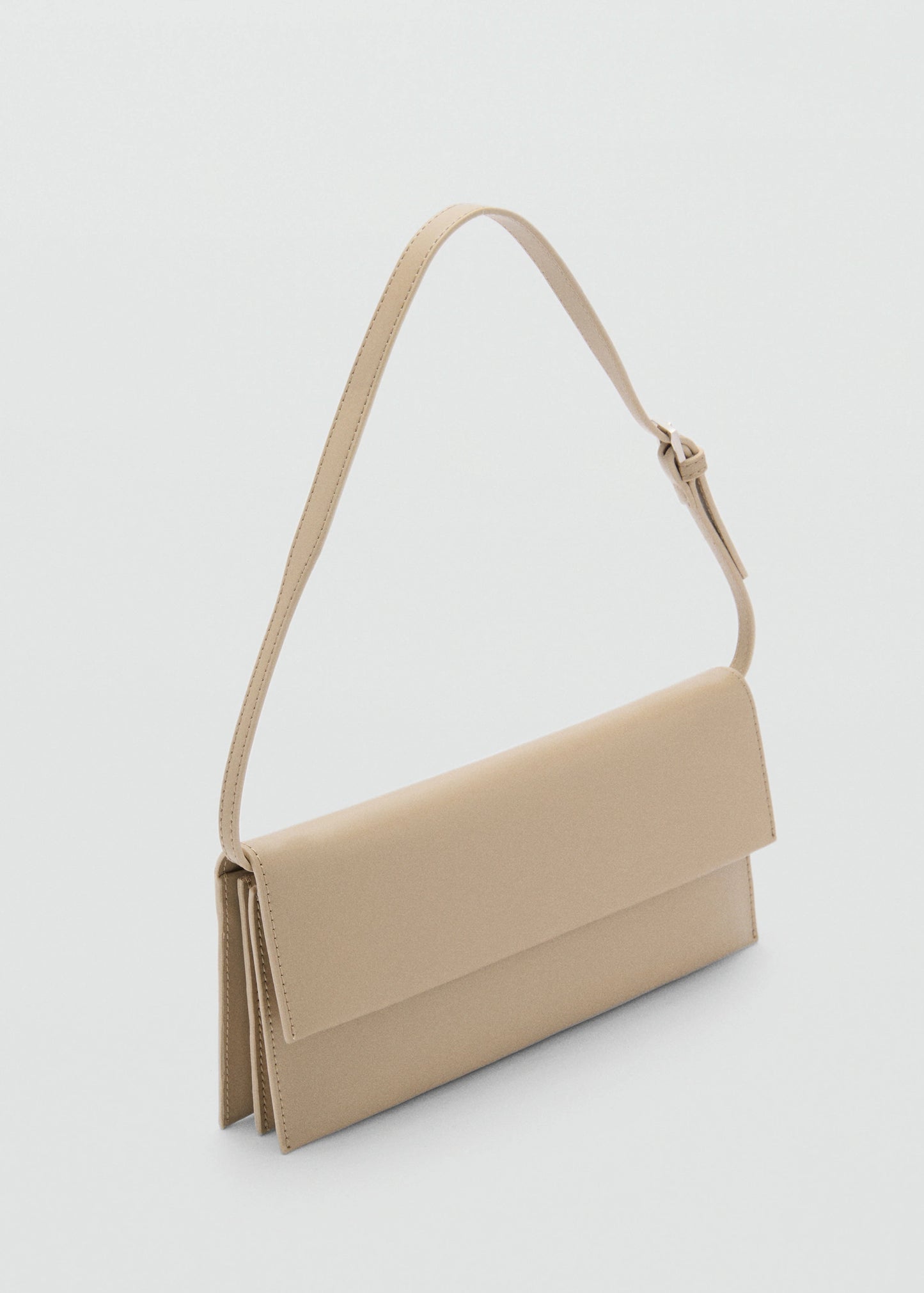 Shoulder Bag With Strap Medium Brown