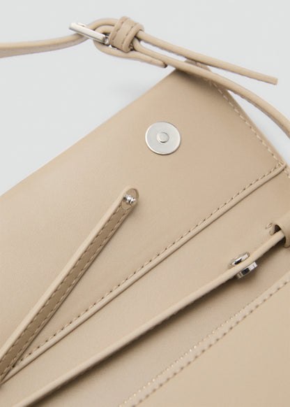 Shoulder Bag With Strap Medium Brown