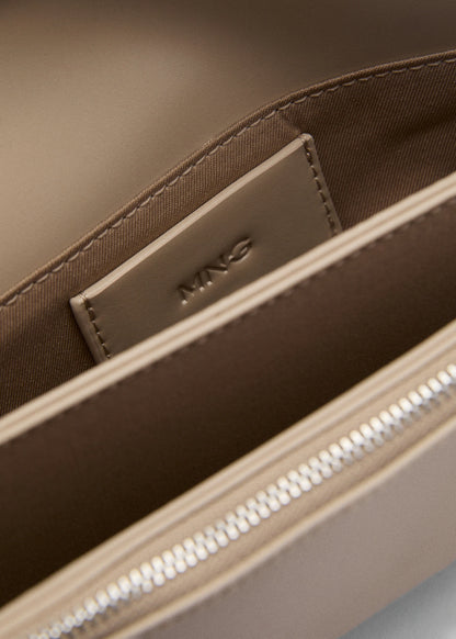 Shoulder Bag With Strap Medium Brown