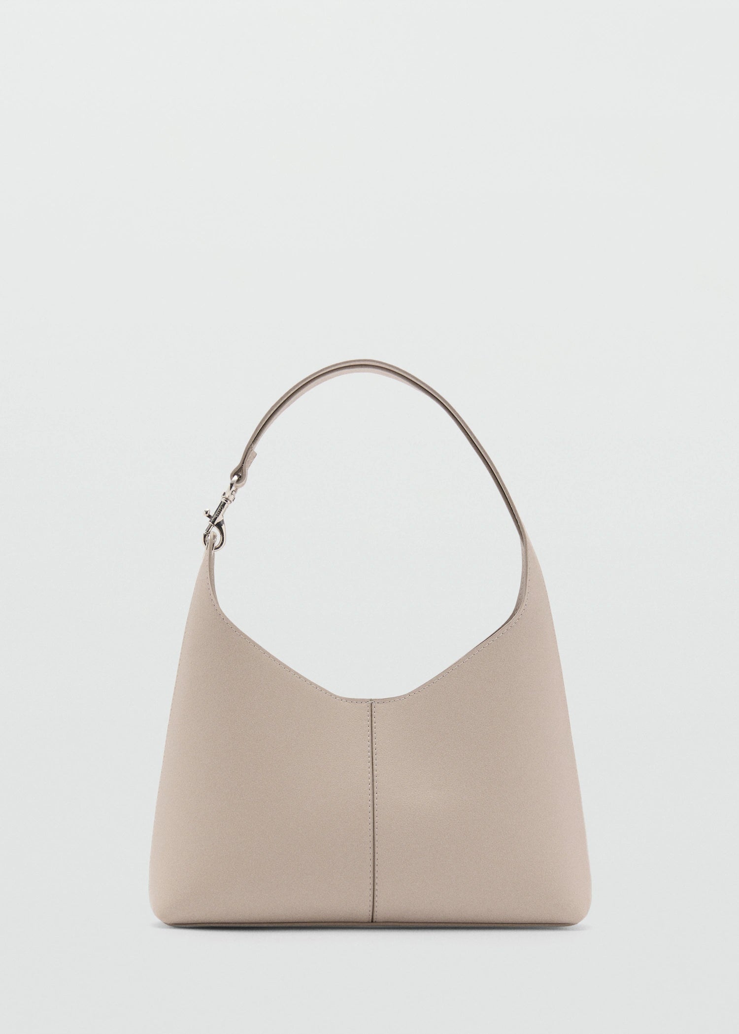 Shopper Bag With Metallic Detail Light/Pastel Grey