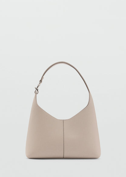 Shopper Bag With Metallic Detail Light/Pastel Grey