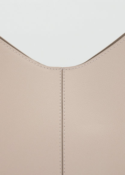 Shopper Bag With Metallic Detail Light/Pastel Grey