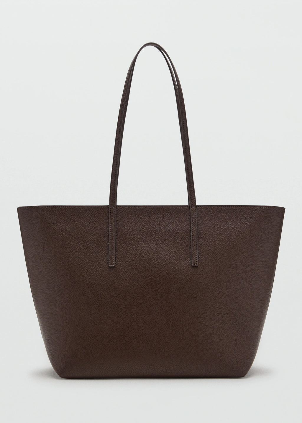 Shopper Bag With Double Handle Chocolate
