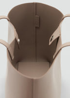 Shopper Bag With Double Handle Medium Brown