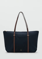 Shopper Bag With Double Handle Navy
