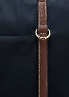 Shopper Bag With Double Handle Navy