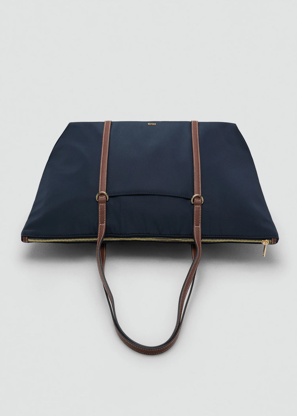 Shopper Bag With Double Handle Navy