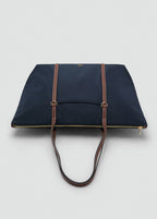 Shopper Bag With Double Handle Navy